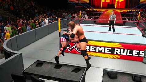 Triple H Vs Kurt Angle Wwe Wwe 2k18 Wwe Games Pedigree