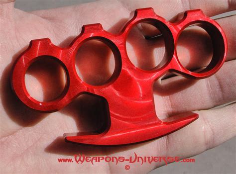 Dark Rift Rebel Brass Knuckles Red Usa Small