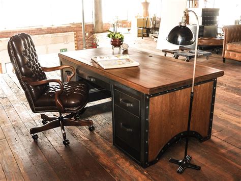 Chairman Desk Vintage Industrial Furniture Industrial Design