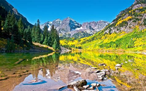 Visit the montbel website and discover all the collections designed for you by the best italian designers. Lake Maroon Bells Colorado Usa Mountains Yellow Birch ...