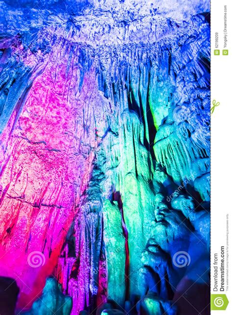 Dripstone Cave Reed Flute Cave Stock Image Image Of Karst