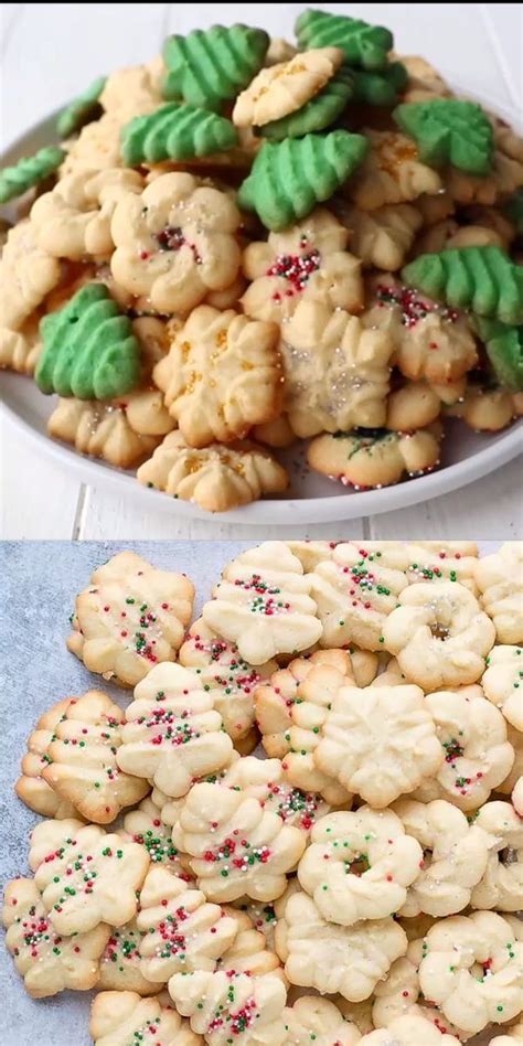Easy Cream Cheese Spritz Cookies Recipe Made With A Cookie Press