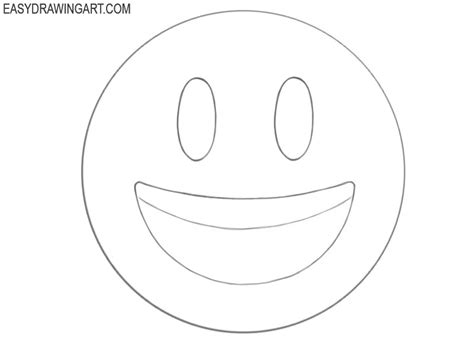 How To Draw An Emoji Easy Drawing Art
