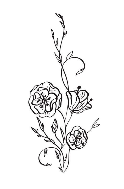 Offering abundant beauty and texture, this lovely foam rose will really pop hanging on the wall along with other accents and a colored wall. Hand drawn Wild rose flowers vector drawing and sketch ...