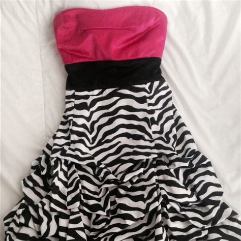 Ruby Rox Dresses Pink Top With A Zebra Print Bottom Dress Poshmark