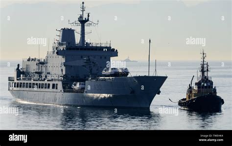 The Sas Drakensberg Fleet Replenishment Ship Arrives At The Simons Town