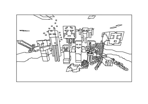 Coloring pages to download and print. Minecraft Herobrine Coloring Pages - GetColoringPages.com