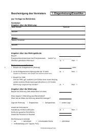Wie hoch werden die kosten? Bescheinigung des Vermieters zur Vorlage bei der ...