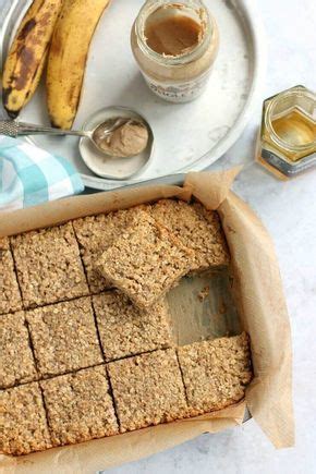 Flapjacks are the ultimate workout fuel. Banana and Peanut Butter Flapjacks | Peanut butter ...