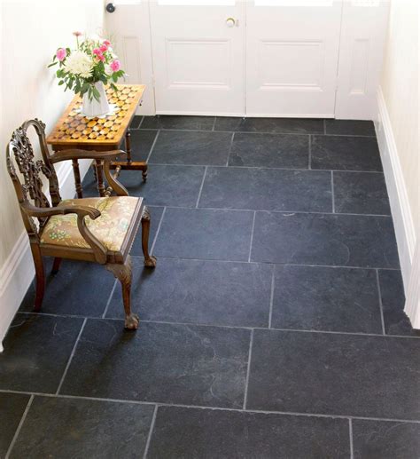 Black Slate Kitchen Floor Tiles