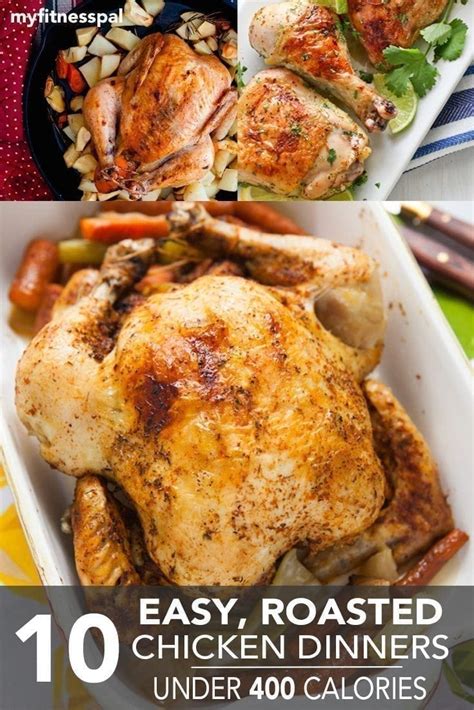 Pat chicken dry with paper towels and season generously with salt and pepper. 10 Easy, Roasted Chicken Dinners Under 400 Calories - Hello HealthyHello Healthy