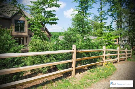 There are two traditional styles of split rail fencing: Split Rail Fence Atlanta - Fence Workshop™