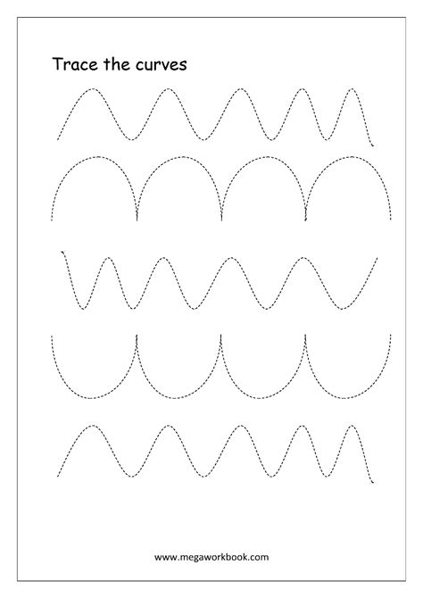 Worksheets for kindergarten sight words worksheetworkscom scientific, dotted lines for writing tracing activity 2 offers writing practice, printable writing paper for handwriting for preschool to early, maxiaids low vision practice writing paper bold line, free printable writing practice paper one inch. Tracing Curved Lines Worksheets Preschool | Worksheets Free Download