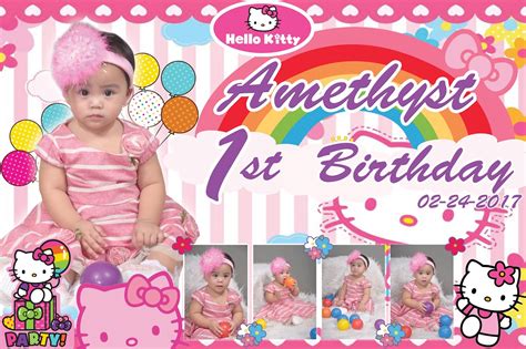 Tarpaulin layout tutorial we will learn how to setup size and resolution for. Creative Rainbow and Hello Kitty Sample Template for First ...