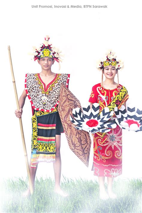 Baju Tradisional Pakaian Tradisional Iban Lelaki 50 Iban Sea Dayak