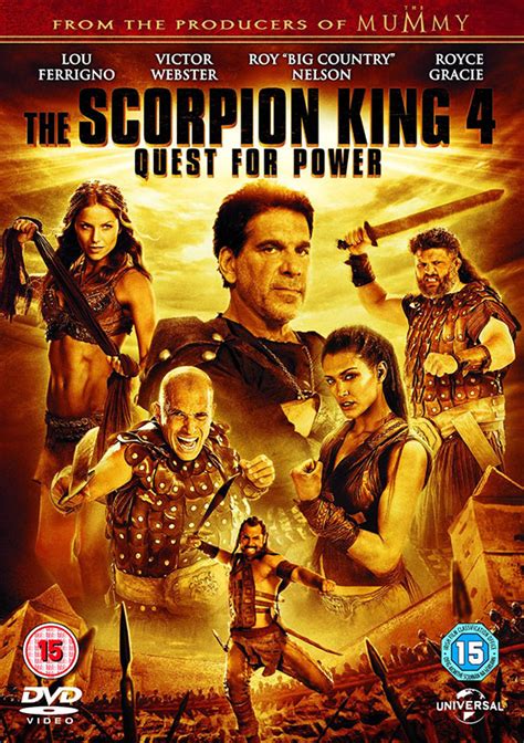 Watching scorpion king 4 is like watching an extended episode of hercules, except the leading man isn't a complete moron. Nerdly » 'The Scorpion King 4: Quest For Power' Review