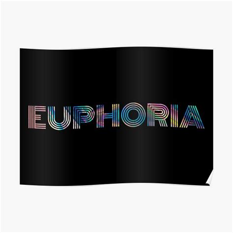 Euphoria Photo Holographic Retro Type Poster For Sale By Annashatova