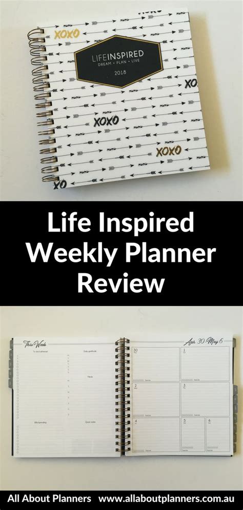 Life Inspired Weekly Planner Review (Lined Horizontal ...