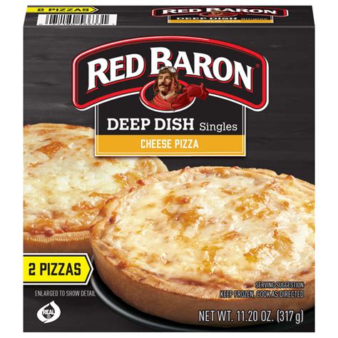 Save On Red Baron Singles Deep Dish Pizza Cheese 2 Ct Order Online
