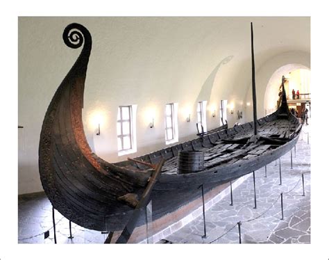 The Well Preserved Oseberg Ship A Nineth Century Viking Clinker Built
