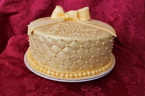 Cake Flair Golden Birthday Cake