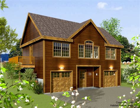 For next photo in the gallery is post frame home plans design style. Habitat Post & Beam | Carriage house plans, Garage guest ...