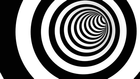 Animated Hypnotic Tunnel With White Stock Footage Video 100 Royalty