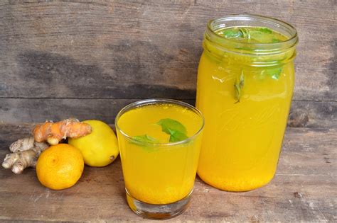 Refreshing Turmeric Tonic Recipe With Images Healthy Juices
