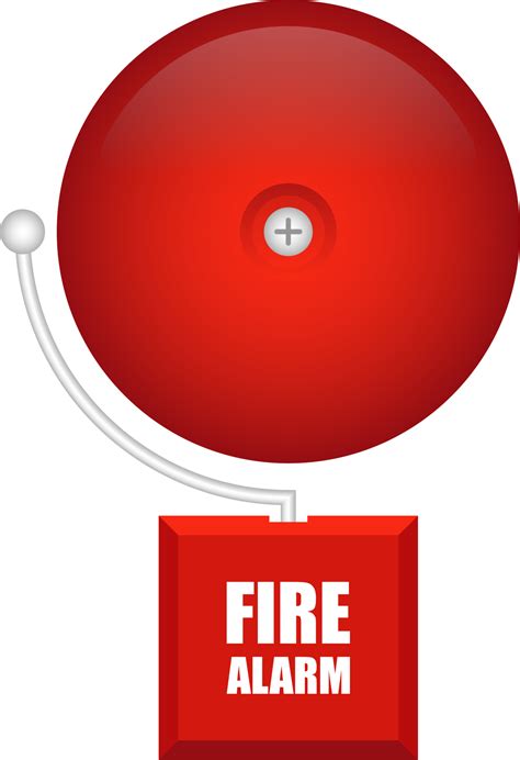 Fire Alarm Vector Illustration Isolated On White Background 9635013 Png