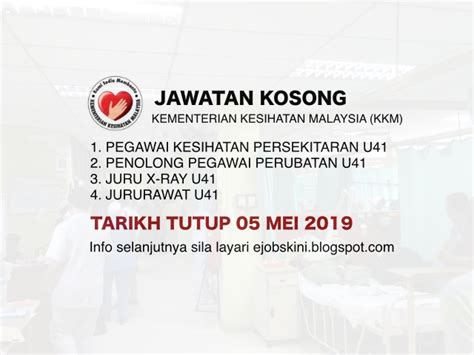 Kementerian kesihatan memohon peruntukan mengurus dan pembangunan sebanyak rm30 bilion dalam bajet 2019. Jawatan Kosong Kementerian Kesihatan Malaysia (KKM ...