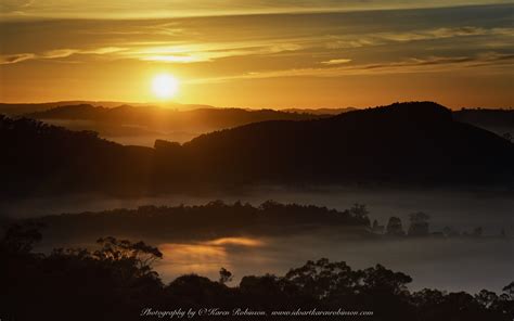 Strath Creek Victoria Australia ‘sunrise At Murchison Gap Lookout