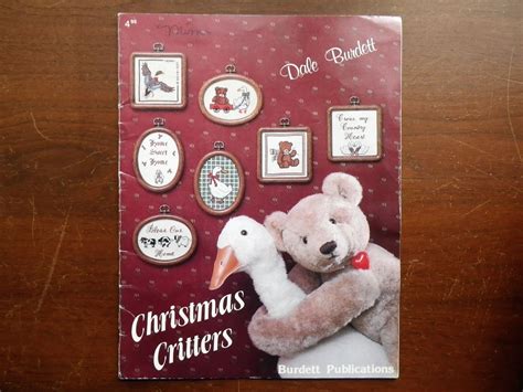 8.7 x 10.8 inches 16 count: Christmas Critters Cross Stitch Pattern Booklet 24 Project ...