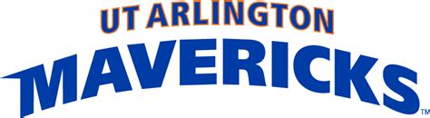 Texas Arlington Mavericks Logo Wordmark Logo Ncaa Division I S T