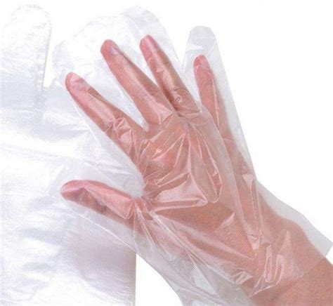 ISO9OO1 CE Medical Care Disposable Poly Gloves For House ...