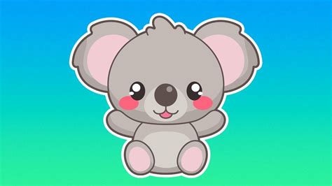 Como Dibujar Un Koala Simple Dibujos Kawaii Dibujos Fáciles Youtube