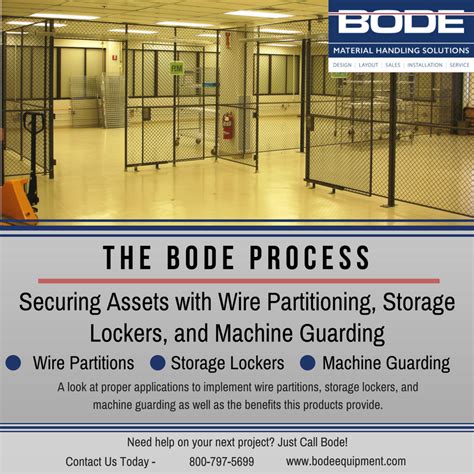 The Bode Process Securing Assets With Wire Partitioning Storage