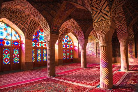 Iran Pink Mosque Scenery And Architecture Topaz Community