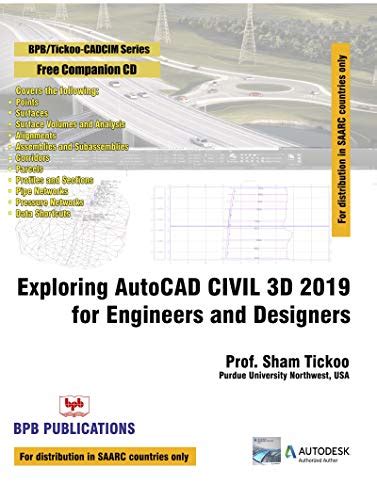 Exploring Autocad Civil 3d 2019 For Engineers And Designers Prof