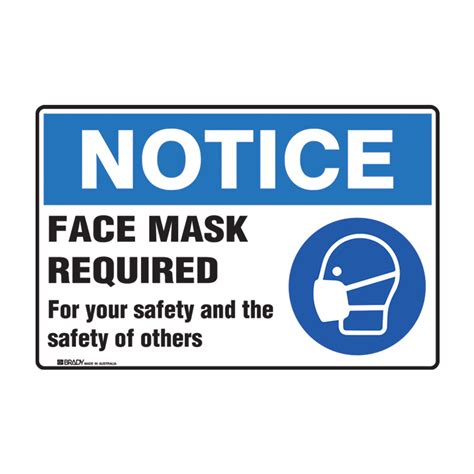 Face Mask Required Sign Printable