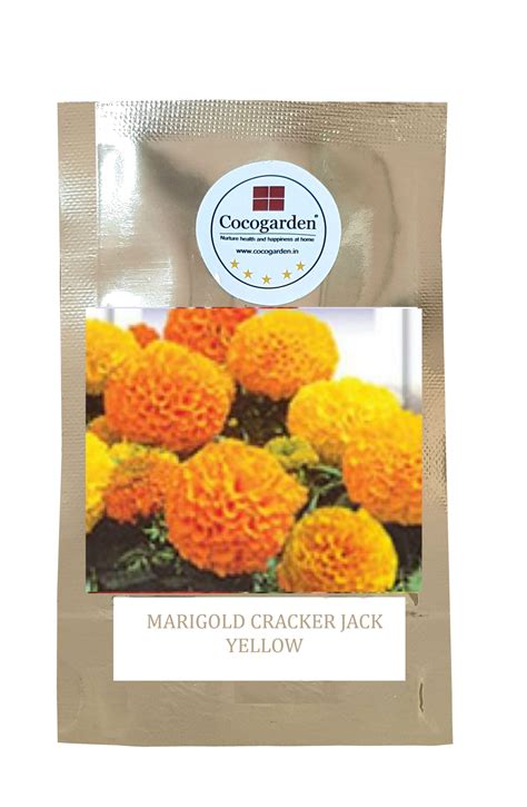 Flowering Seeds Marigold Yellow Cocogarden Online Store