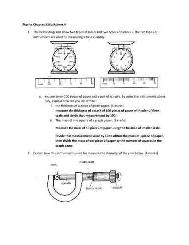 Vernier Caliper Micrometer Screw Gauge And Zero Error Correction