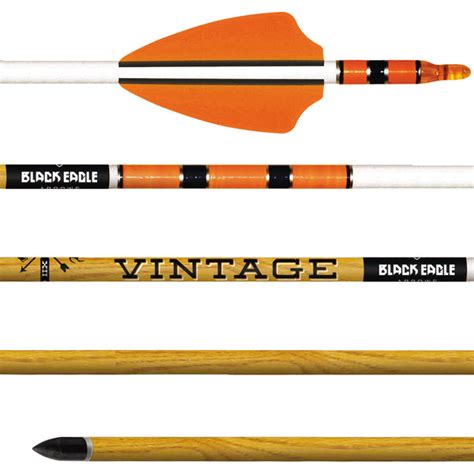 Black Eagle Vintage Arrows Vanes Boorman Archery