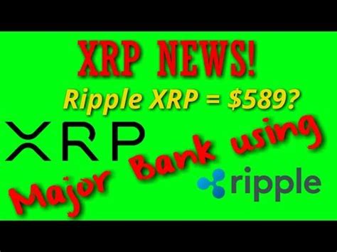 The global crypto market cap is $2.44t, a 1.79 % increase over the last day. XRP News Today - Major Bank using XRP Ripple - Ripple News ...