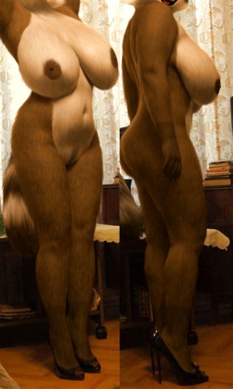 Rule 34 Anthro Anthrofied Ass Big Breasts Big Butt Breasts Brown Fur
