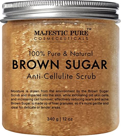 Buy Majestic Pure Brown Sugar Scrub Natural Exfoliator And Powerful