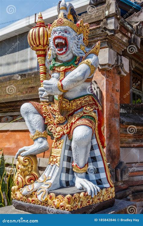 Statue Of Hanuman Bali Indonesia Stock Photo Image Of Mythological