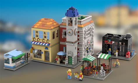 Lego Ideas Small European Town