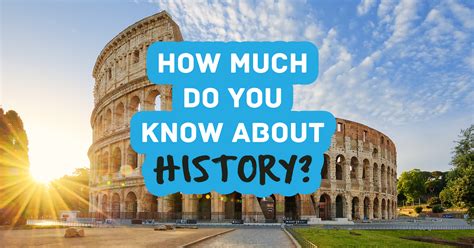 If you buy through links on this page, we may earn a small commission. How Much Do You Know About History? - Quiz - Quizony.com