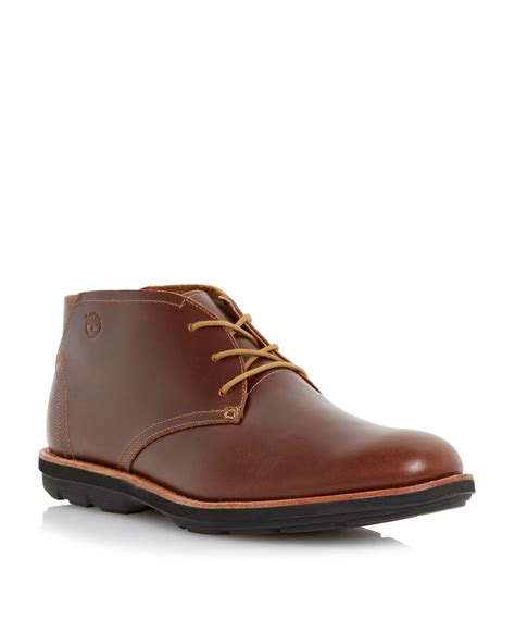 Timberland Lace Up Casual Chukka Boots In Brown For Men Lyst