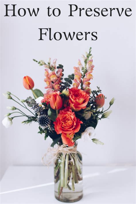 Fresh cut flower bouquets and arrangements are wonderful and exciting gifts for all occasions. 8 Ways to Preserve Roses and Other Types of Flowers ...